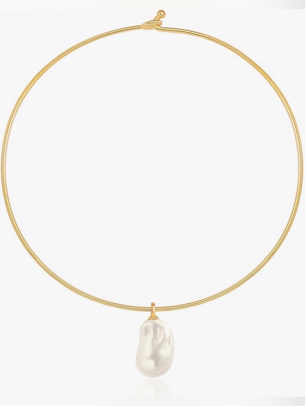New 18k Gold Plated Cuff Choker Necklace